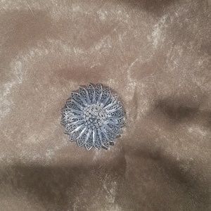 Silver broach vintage